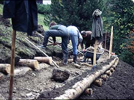 Holz im Garten, Gestaltung und Planung von Holzverbau